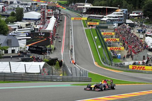 Welcome to Eau Rouge: Vettel won the Belgian Grand Prix