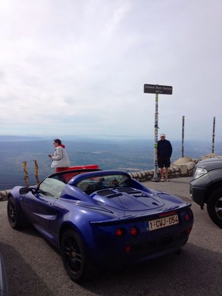 Op de top van de Ventoux