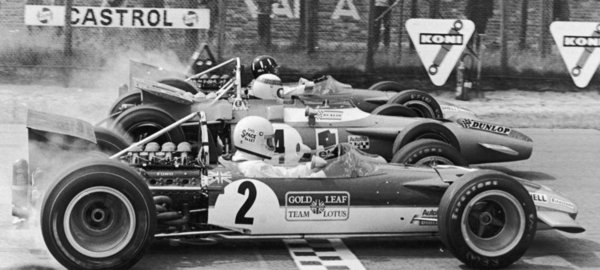 1969 Dutch Grand Prix (Zandvoort) - Graham Hill, Jackie Stewart and Jochen Rindt.jpg