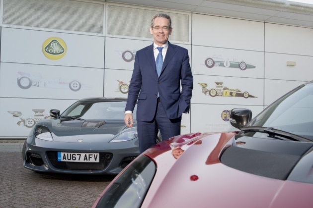 Jean-Marc Gales, chief executive of Lotus, wh