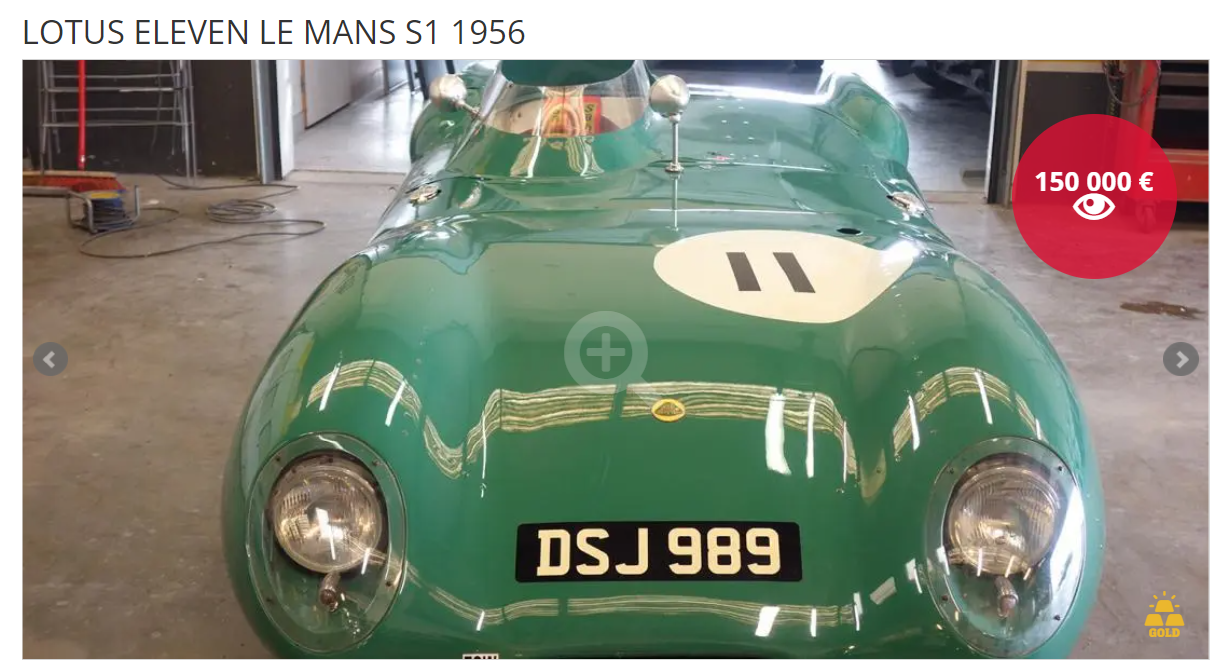 2022-08-31 20_07_29-LOTUS ELEVEN LE MANS S1 1956 - Classic Racing Annonces.png